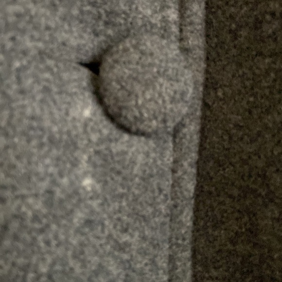 Ricki’s long wool blend jacket in grey in size p/s - Picture 6 of 11